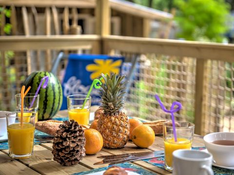 Lodge 5 personnes - Cosyflower - 2 chambres - -TV-plancha-terrasse couverte-28m² - CONFORT