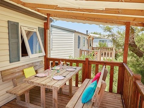 MOBILHOME 6 personnes - Classic | 3 Ch. | 6 Pers. | Terrasse Surélevée