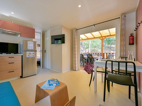 MOBILHOME 4 personnes - Mobil-home | Comfort | 2 Ch. | 4 Pers. | Terrasse surélevée | Clim.