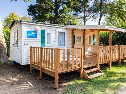 MOBILHOME 6 personnes - Classic | 2 Ch. | 4/6 Pers. | Terrasse surélevée | 1 SDB | Clim.