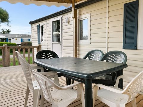 Mobilhome 6 personnes - Mobil-home | Classic XL | 3 Ch. | 6 Pers. | Terrasse Couverte | Clim.