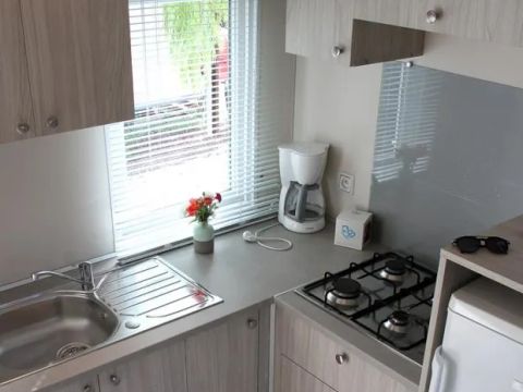MOBILHOME 4 personnes - CONFORT avec climatisation + TV