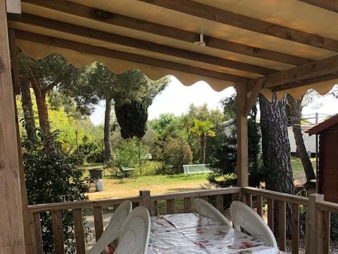 MOBILHOME 4 personnes - 2 chambres non clim + terrasse