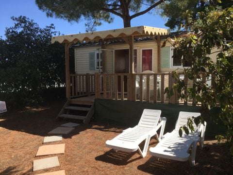 MOBILHOME 4 personnes - 2 chambres non clim + terrasse