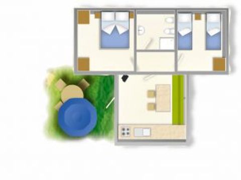 MOBILHOME 5 personnes - BAIA LUX