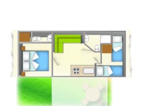 MOBILHOME 4 personnes - BAIA COMFORT