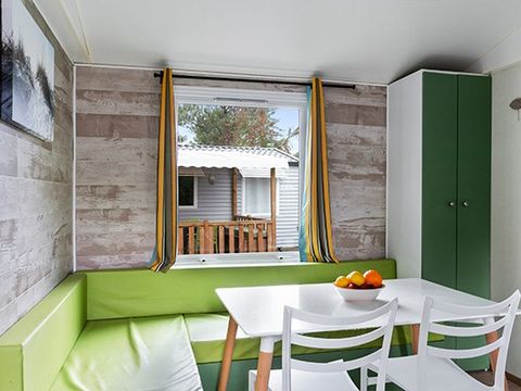 MOBILHOME 6 personnes - Mobil-home | Comfort | 3 Ch. | 6 Pers. | Terrasse surélevée | Clim.