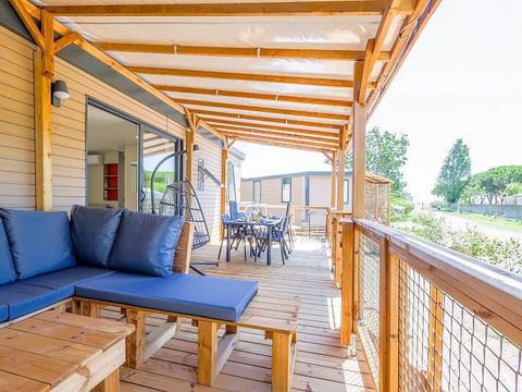 MOBILHOME 6 personnes - Mobil-home | Ultimate | 3 Ch. | 6 Pers. | Terrasse Couverte | 2 SDB | Clim. | TV