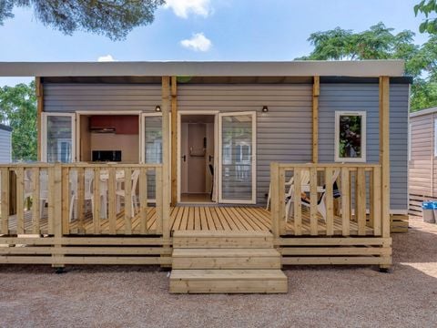 MOBILHOME 4 personnes - Comfort | 2 Ch. | 4 Pers. | Terrasse surélevée | Clim.