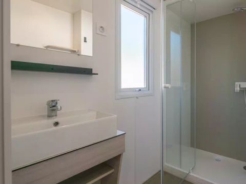 MOBILHOME 6 personnes - Comfort | 3 Ch. | 6 Pers. | Terrasse surélevée | TV