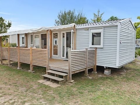 MOBILHOME 8 personnes - Premium | 3 Ch. | 6/8 Pers. | Terrasse surélevée
