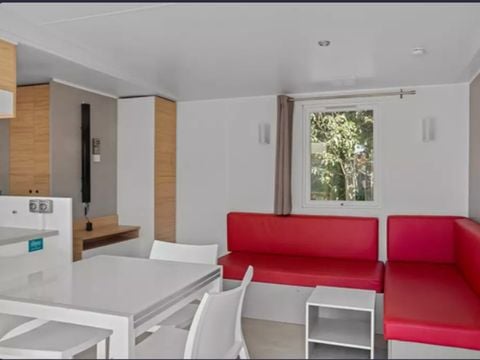 MOBILHOME 8 personnes - Premium | 3 Ch. | 6/8 Pers. | Terrasse surélevée