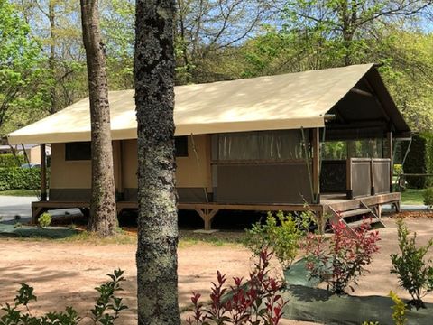 TENTE TOILE ET BOIS 5 personnes - Tente Lodge KENYA VIP