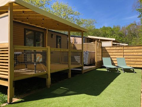 Mobilhome 4 personnes - Mobil home O'HARA 844 Côté jardin VIP - 2 chambres