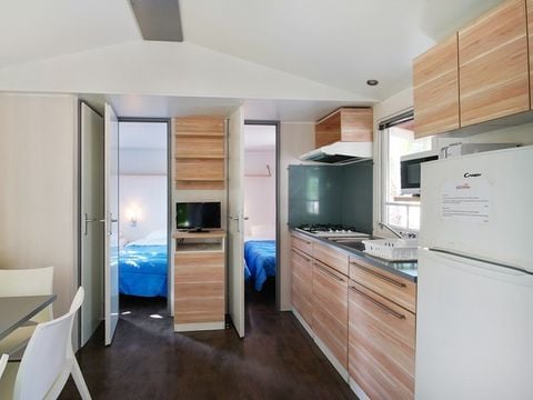 MOBILHOME 6 personnes - 3 chambres (arrivée en dimanche)