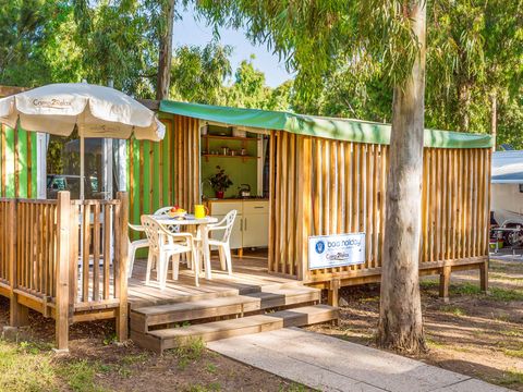 TENTE TOILE ET BOIS 4 personnes - Clever