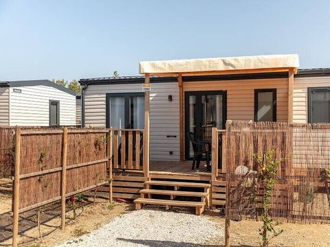 MOBILHOME 6 personnes - Mobil-home | Comfort | 3 Ch. | 6 Pers. | Terrasse surélevée | Clim.