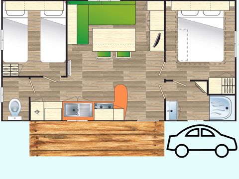 MOBILHOME 4 personnes - Ylang