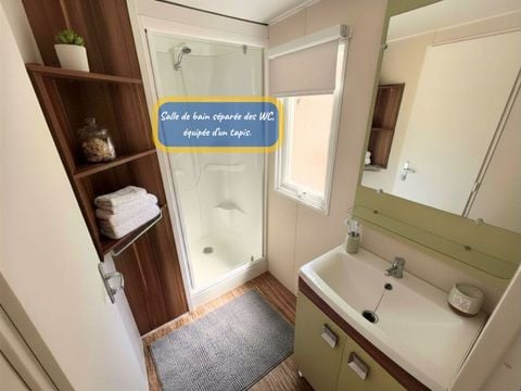 MOBILHOME 6 personnes - Jasmin 2 personnes inclus - possible 2 personnes en supplément auprès du camping
