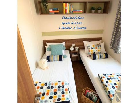 MOBILHOME 6 personnes - Jasmin 2 personnes inclus - possible 2 personnes en supplément auprès du camping