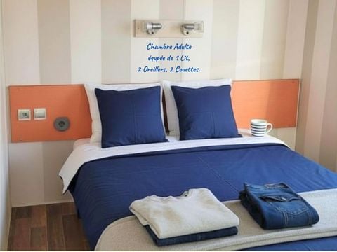 MOBILHOME 6 personnes - Bambou - capacité inclus 2 personnes / capacité max 4 personnes (supplément auprès du camping)