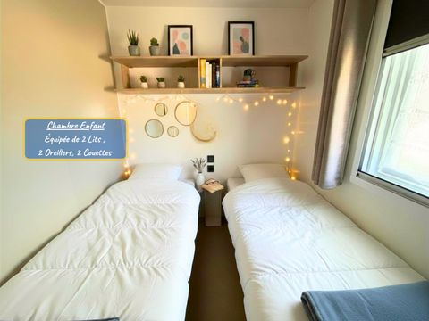Mobilhome 6 personnes - Cottage Premium Violette - 2 chambres