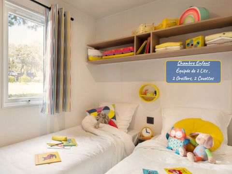 Mobilhome 6 personnes - Cottage Premium Azalée - 2 chambres