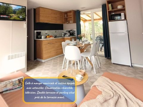 Mobilhome 8 personnes - Cottage Prestige Pampa - 3 chambres