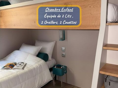 Mobilhome 8 personnes - Cottage Prestige Pampa - 3 chambres