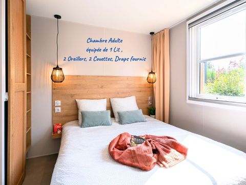 Mobilhome 11 personnes - COTTAGE PREMIUM TRIBU - 5 chambres