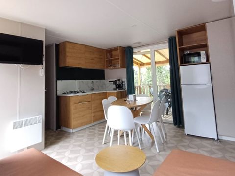 MOBILHOME 11 personnes - COTTAGE PREMIUM TRIBU (5 ch)