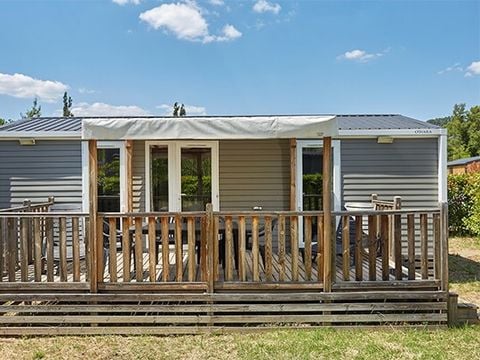 Mobilhome 6 personnes - Mobil-home | Comfort XL | 2 Ch. | 4/6 Pers. | Terrasse surélevée | Clim. | TV