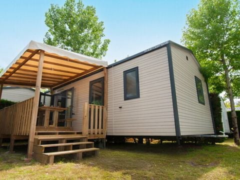 Mobilhome 6 personnes - Mobil-home | Comfort XL | 2 Ch. | 4/6 Pers. | Terrasse surélevée | TV