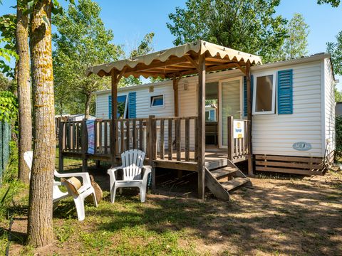 MOBILHOME 6 personnes - Mobil-home | Classic XL | 2 Ch. | 4/6 Pers. | Terrasse surélevée | TV