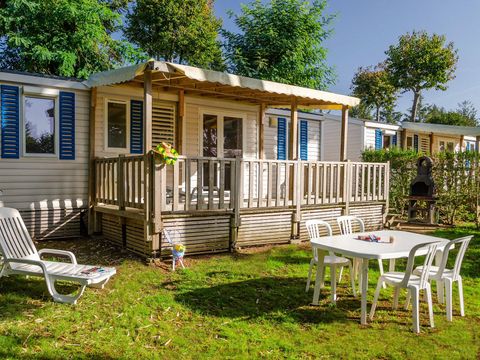 MOBILHOME 6 personnes - Comfort | 3 Ch. | 6 Pers. | Terrasse surélevée | TV