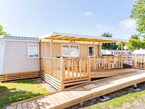 MOBILHOME 4 personnes - Mobil-home PMR | Comfort | 2 Ch. | 4 Pers. | Terrasse surélevée | Clim.
