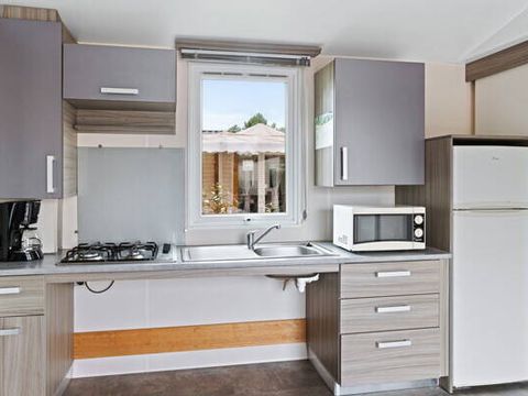 MOBILHOME 4 personnes - Mobil-home PMR | Comfort | 2 Ch. | 4 Pers. | Terrasse surélevée | Clim.