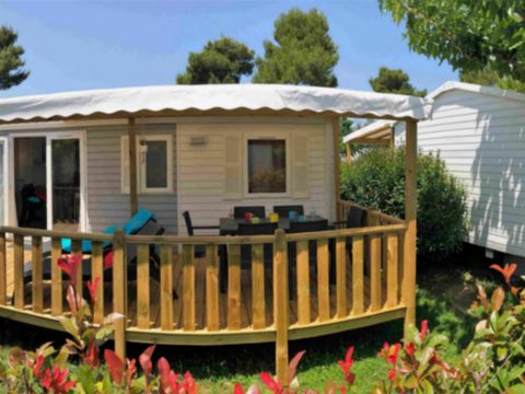 Mobilhome 7 personnes - CONFORT - 3 chambres avec climatisation +TV