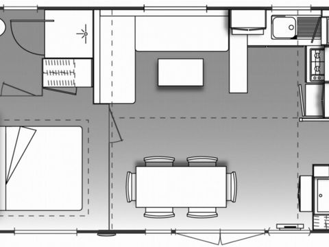 MOBILHOME 7 personnes - Premium - 2013 (arrivée samedi)