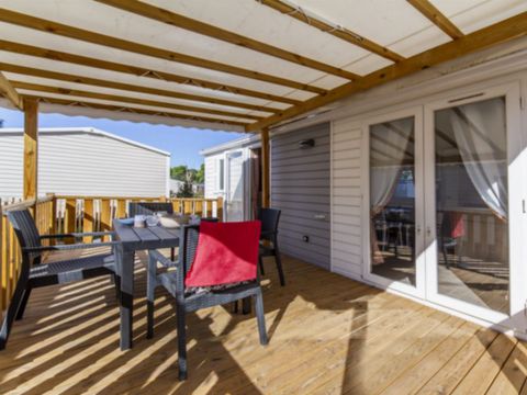 Mobilhome 5 personnes - CONFORT - 2 chambres avec climatisation - TV