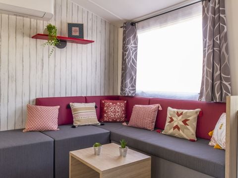 MOBILHOME 8 personnes - CONFORT - 4 chambres avec climatisation +TV+ 2 SDB 