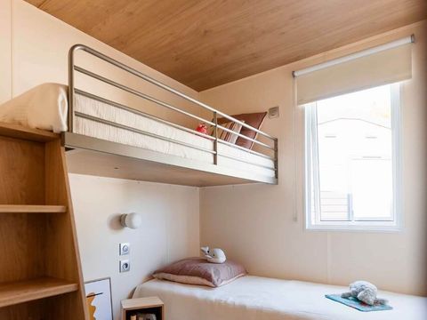Mobilhome 7 personnes - PREMIUM PLUS - 3 chambres avec climatisation +TV+ Plancha à gaz - 2 salles de bain