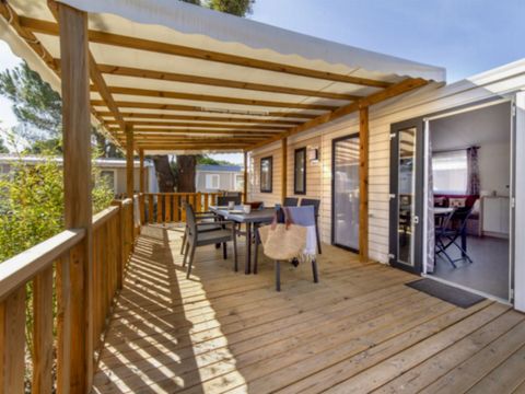 Mobilhome 8 personnes - CONFORT - 4 chambres avec climatisation +TV+ - 2 salles de bain