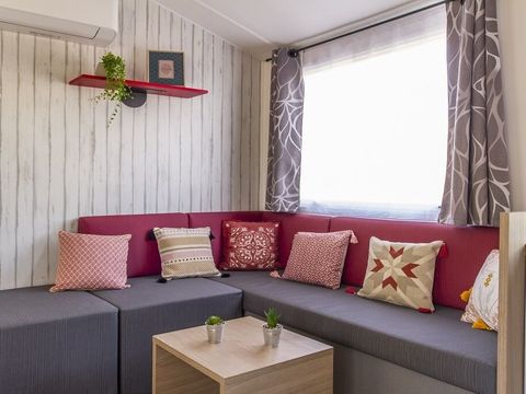 MOBILHOME 8 personnes - CONFORT - 4 chambres avec climatisation +TV+ 2 SDB 