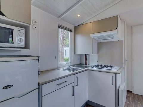 Mobilhome 6 personnes - Comfort | 3 Ch. | 6 Pers. | Terrasse surélevée non couverte | Clim.