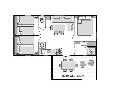 MOBILHOME 6 personnes - Venezia CONFORT Climatisé