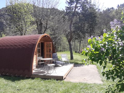 HÉBERGEMENT INSOLITE 2 personnes - POD Chalet bois 12 m² sans sanitaires