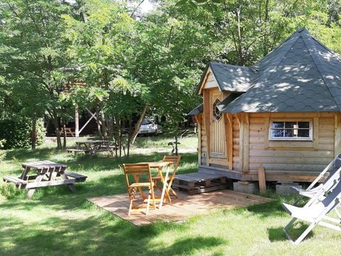 HÉBERGEMENT INSOLITE 3 personnes - KOTA finlandais & Spa privatif