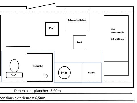 HÉBERGEMENT INSOLITE 4 personnes - Cabane enchantée