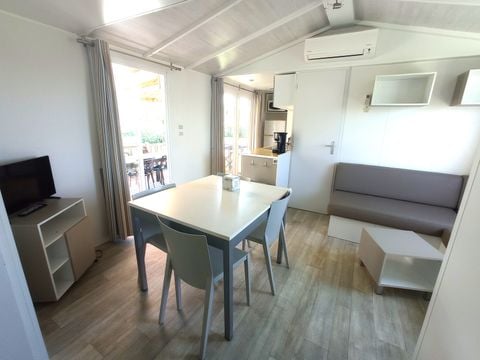 MOBILHOME 6 personnes - Premium Dune 6 personnes - 3chambres, climatisé, télévision